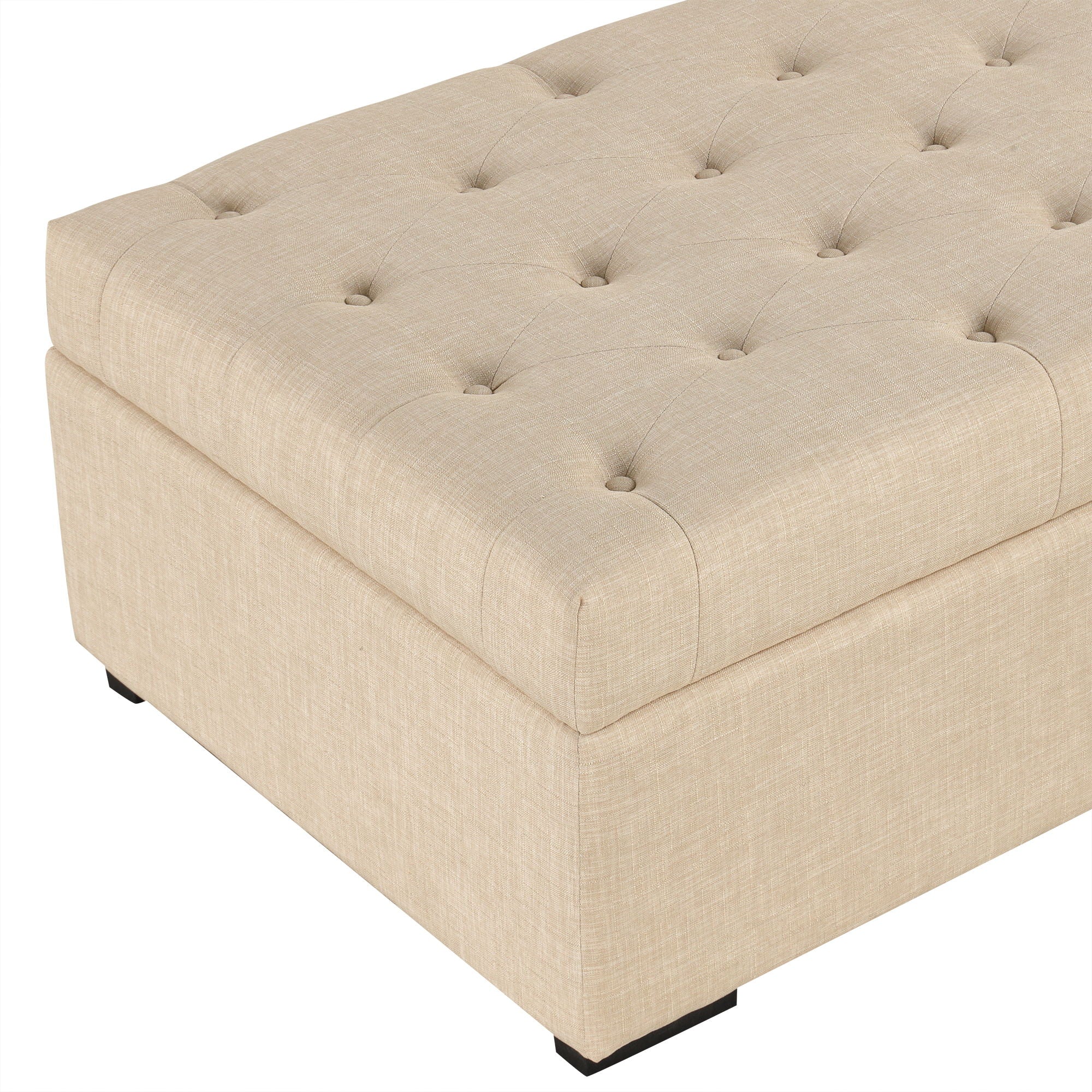 Convertible Folding Sofa Bed Ottoman With Memory Mattress And Tufted Design