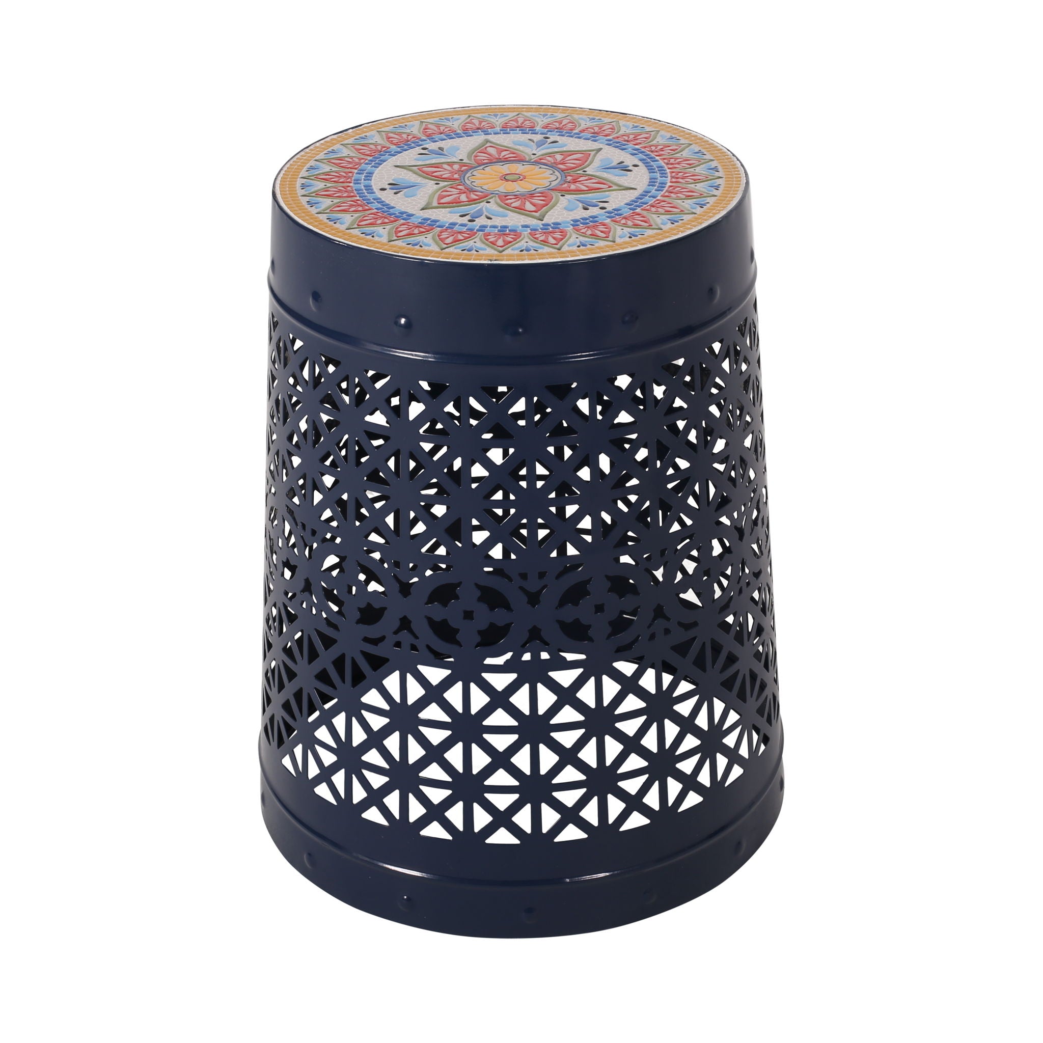 Cranbrook - Side Table With Tile Mosaic Top