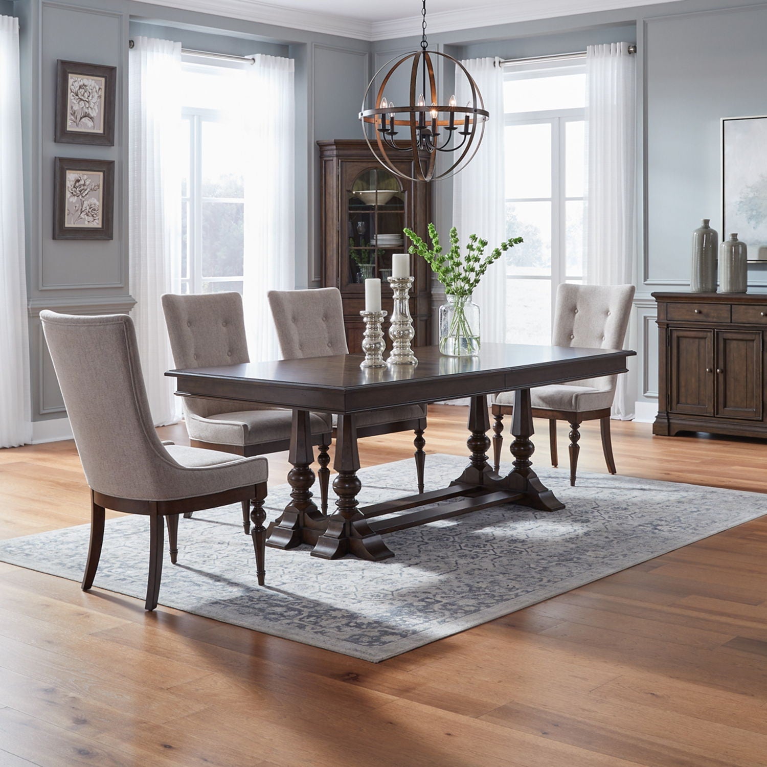 Liberty Furniture Arden Road - Opt Trestle Table Set | Meri Furniture