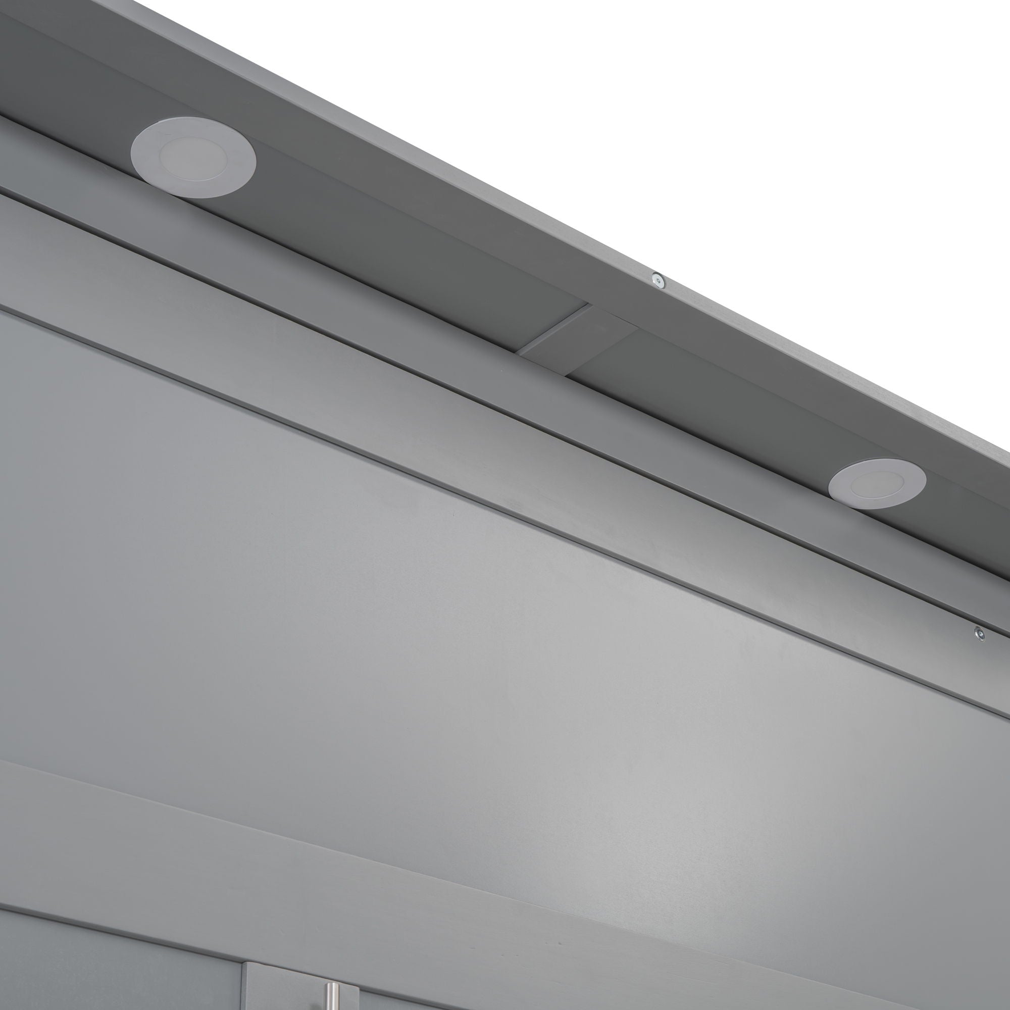 Murphy Wall Bed With LED Lights, Shelves And Drawers