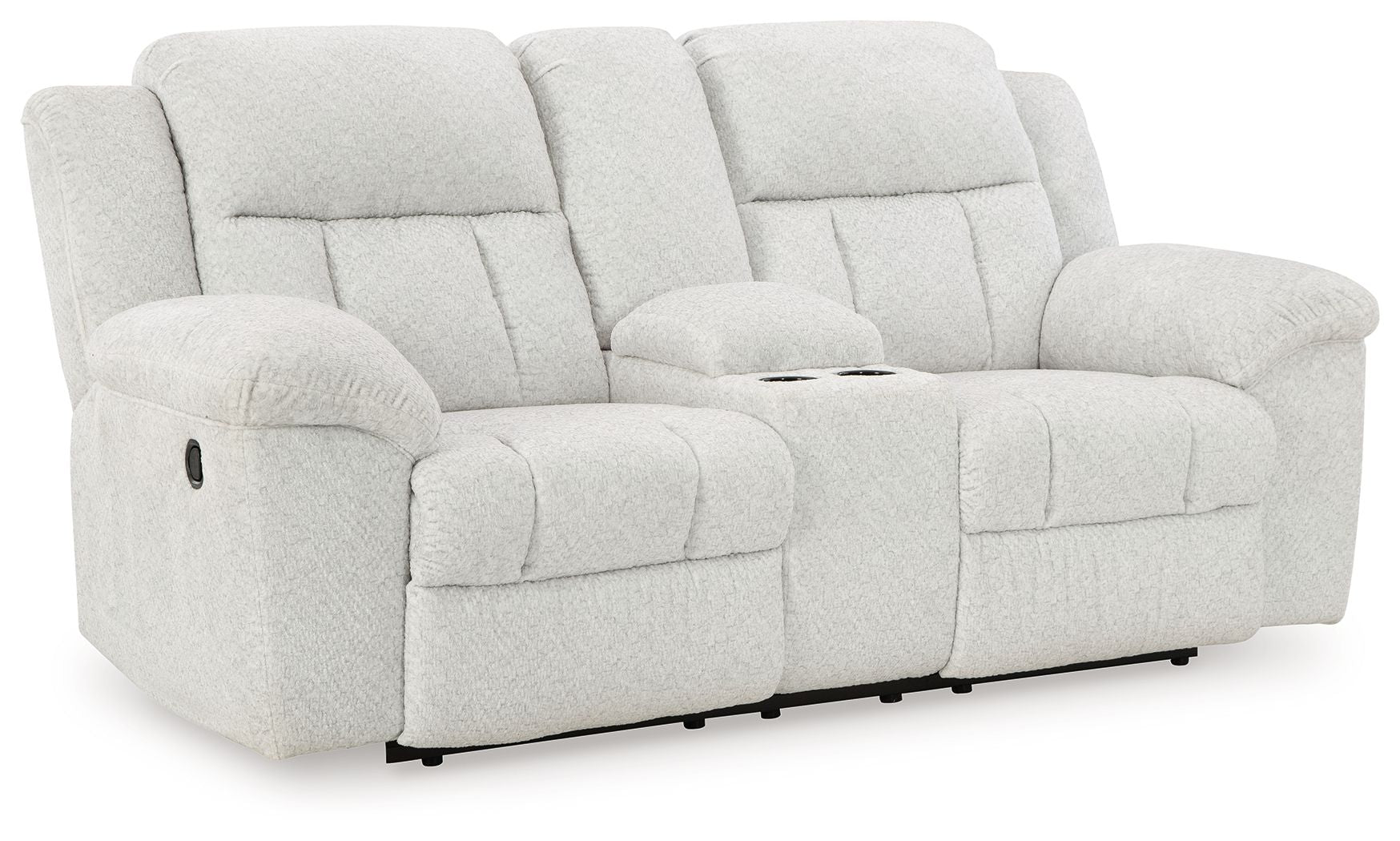 Signature Design by Ashley® Frohn - Dbl Reclining Loveseat With Console | Meri Furniture