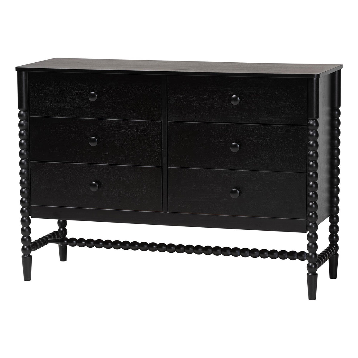 Lucera 5-Piece Bedroom Set, Full, Black