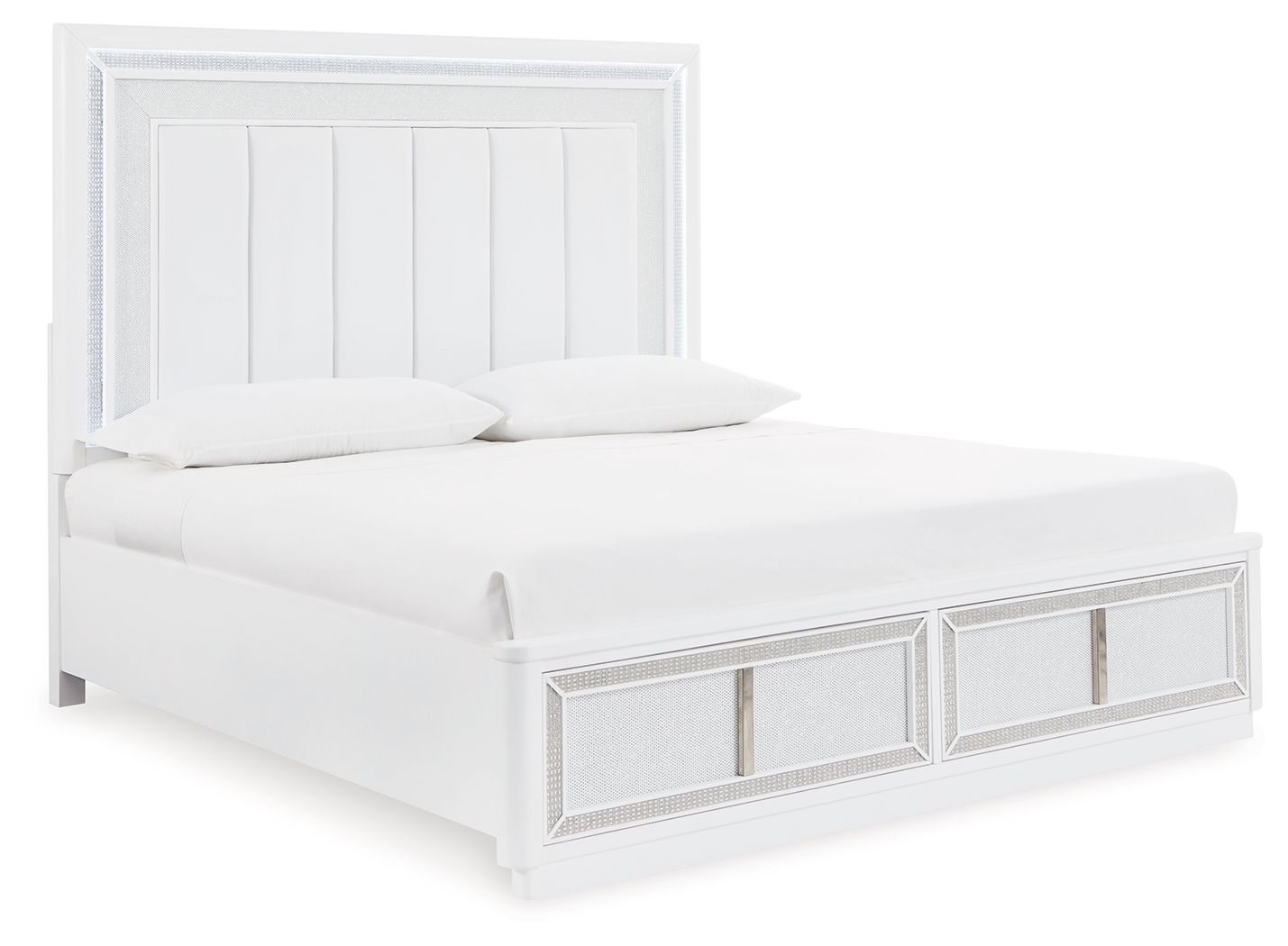 Signature Design by Ashley® Chalanna - Upholstered Storage Bed | Meri Furniture