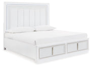 Signature Design by Ashley® Chalanna - Upholstered Storage Bed | Meri Furniture