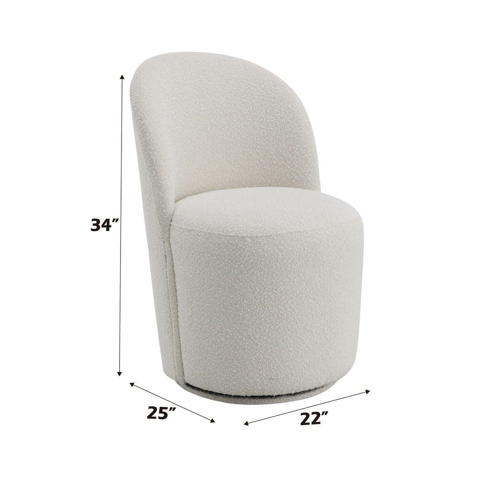 Hollis - Side Chair Set of 2) - Beige Boucle