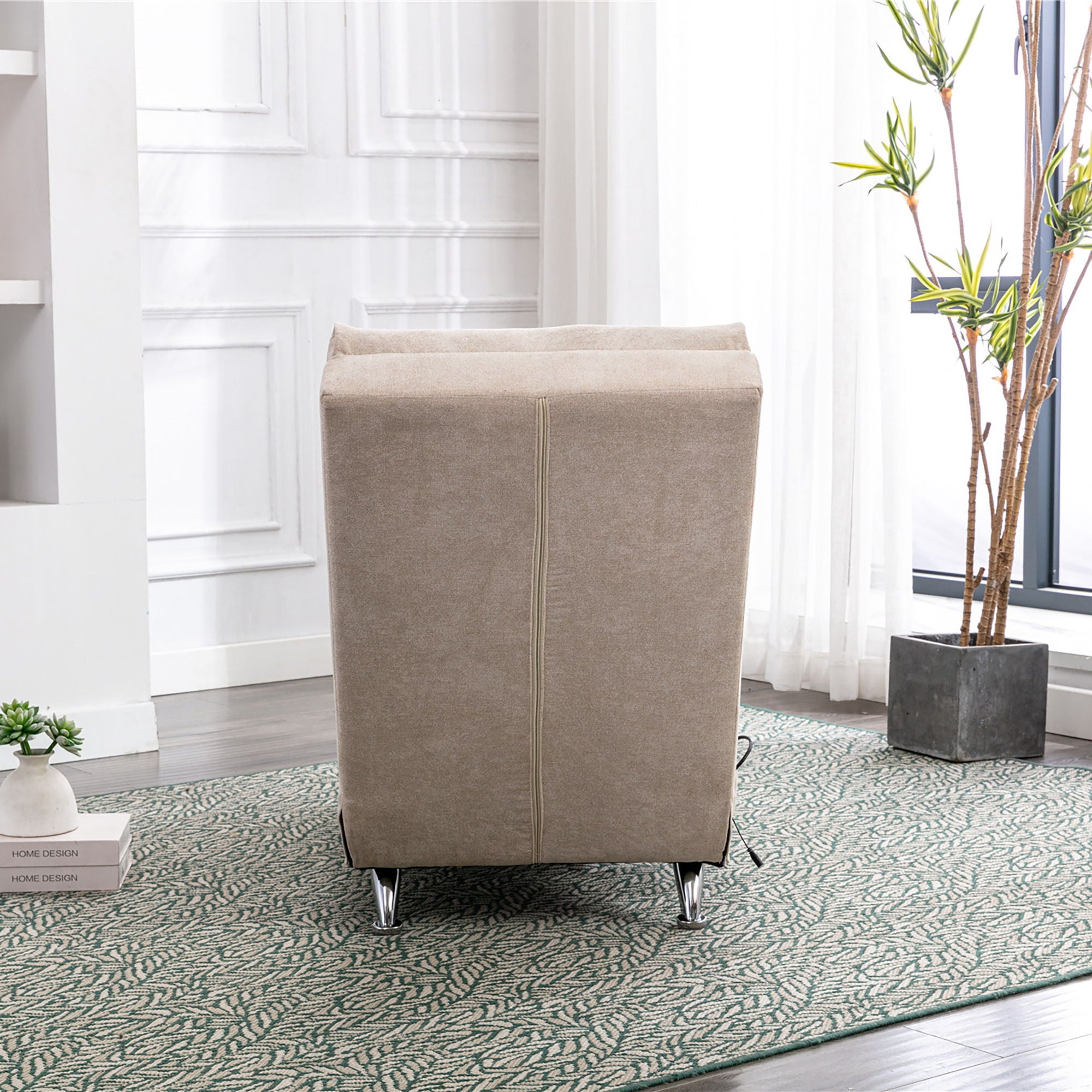 Massage Chaise Lounge Indoor With Remote Control, Ergonomic Electric Massage Lounger