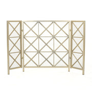 Margaret - 3 Panel Fireplace Screen Iron