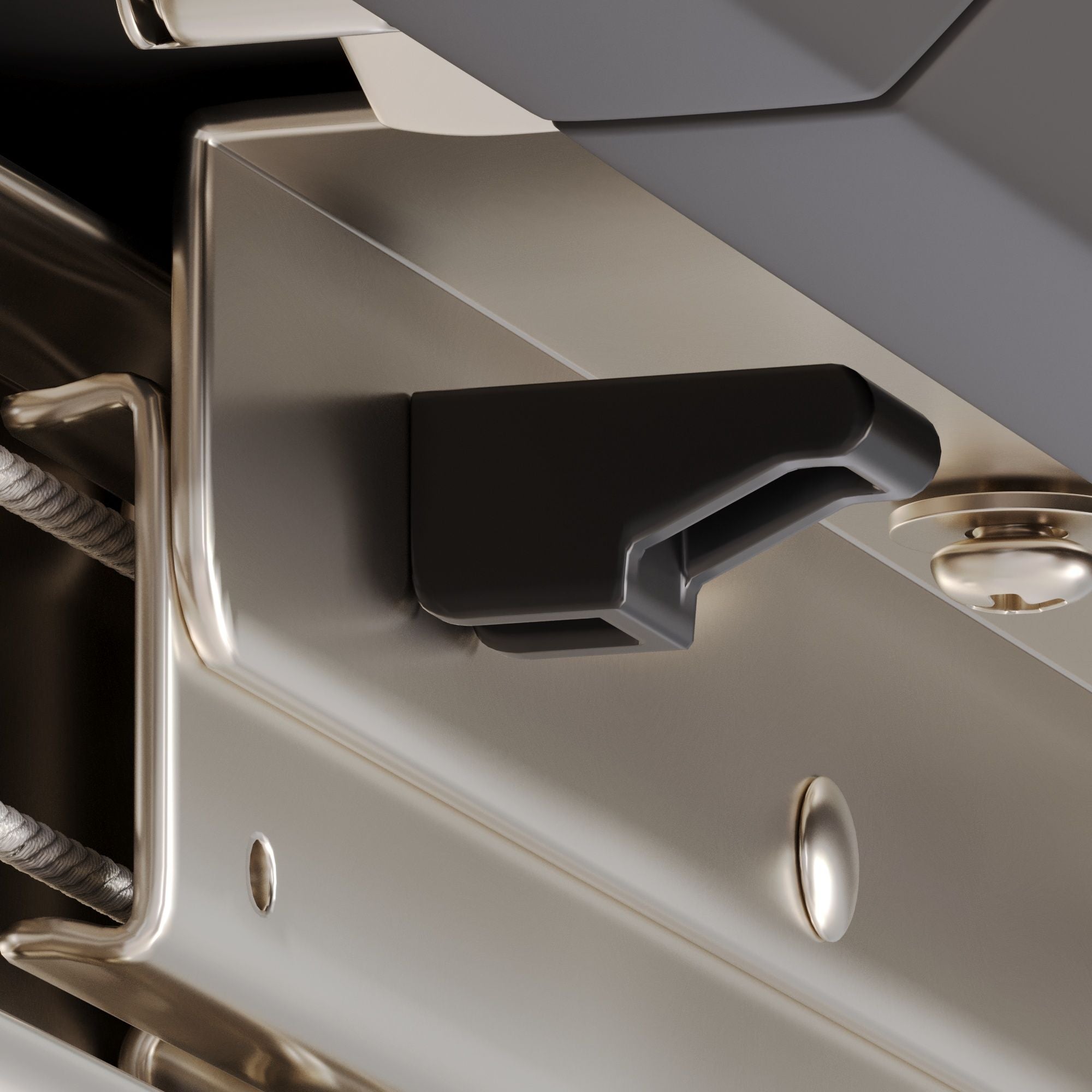 Modern Mid-Century Gray Dining Table Set With Extendable Design