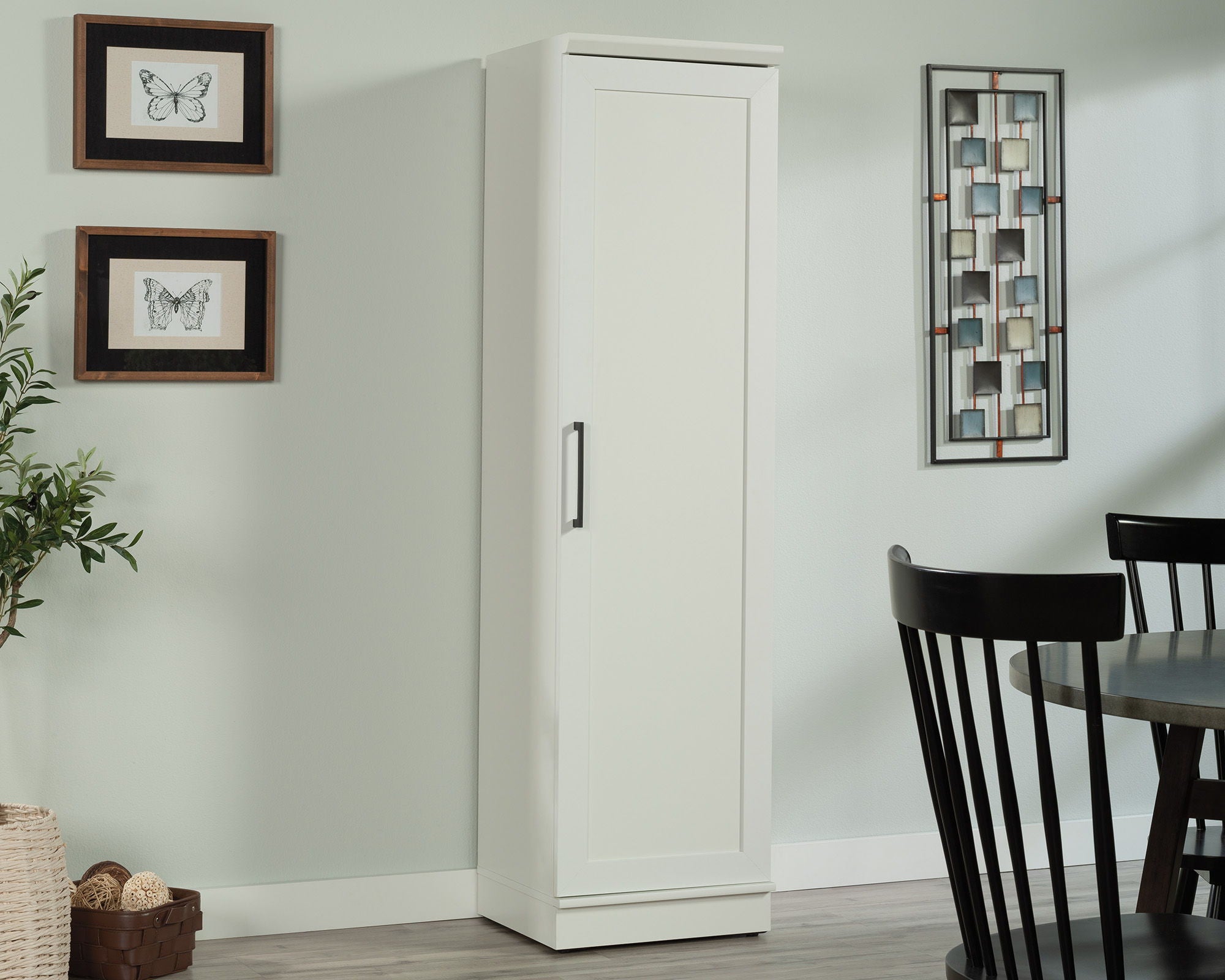 Kitchen Storage Cabinet in Soft White