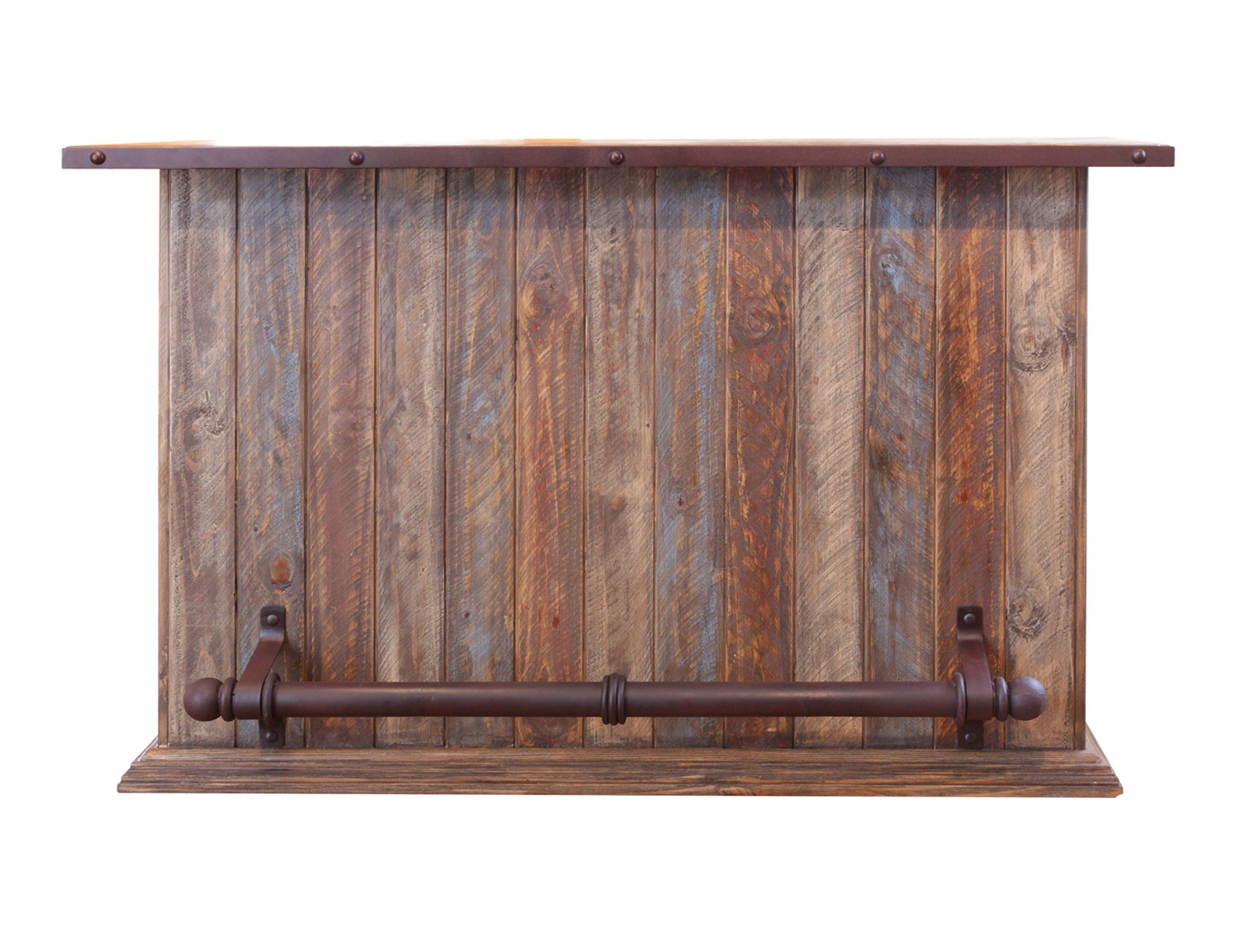 International Furniture Direct Antique - Bar - Multicolor | Meri Furniture