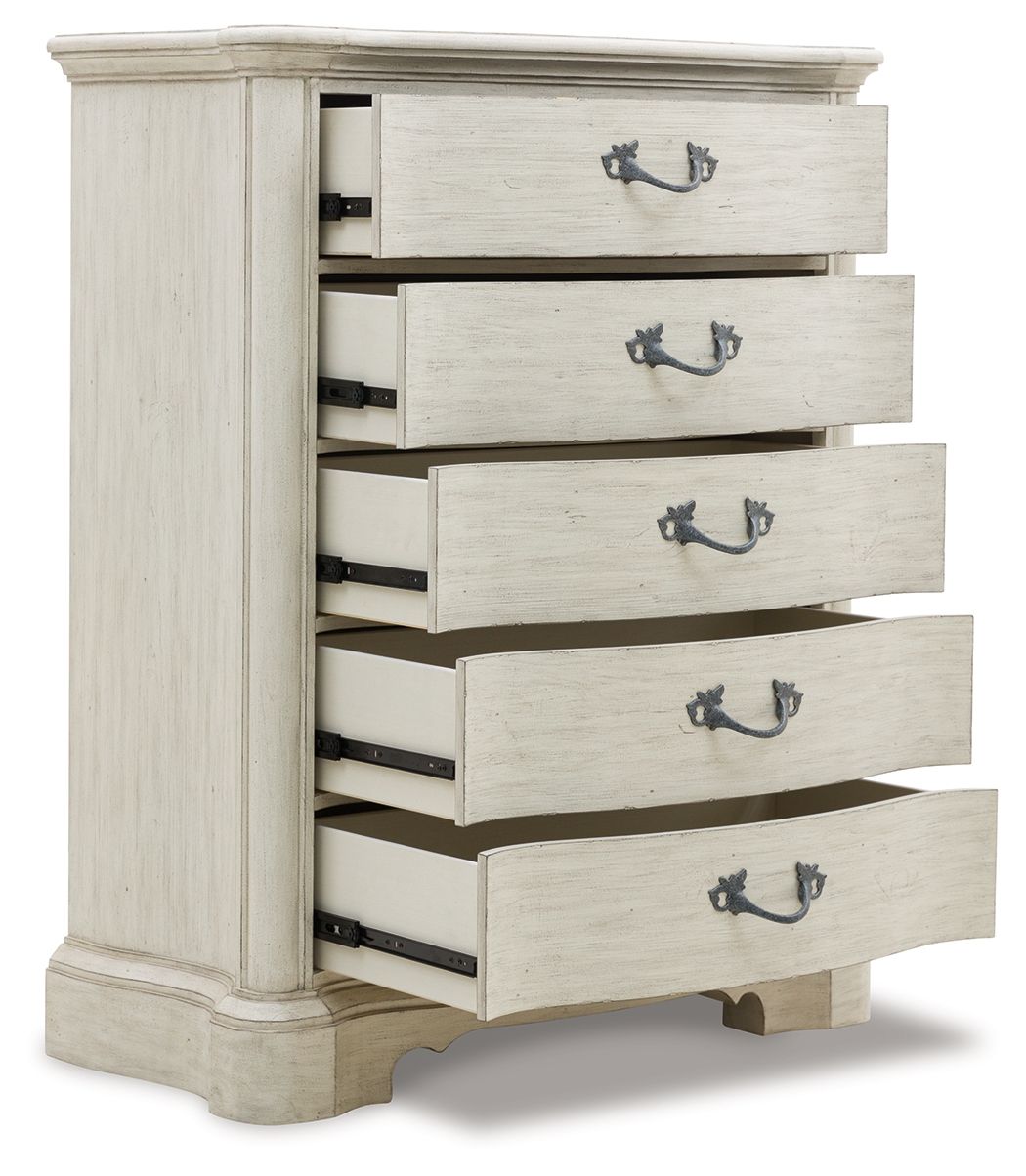 Signature Design by Ashley® Arlendyne - Antique White - Five Drawer Chest | Meri Furniture