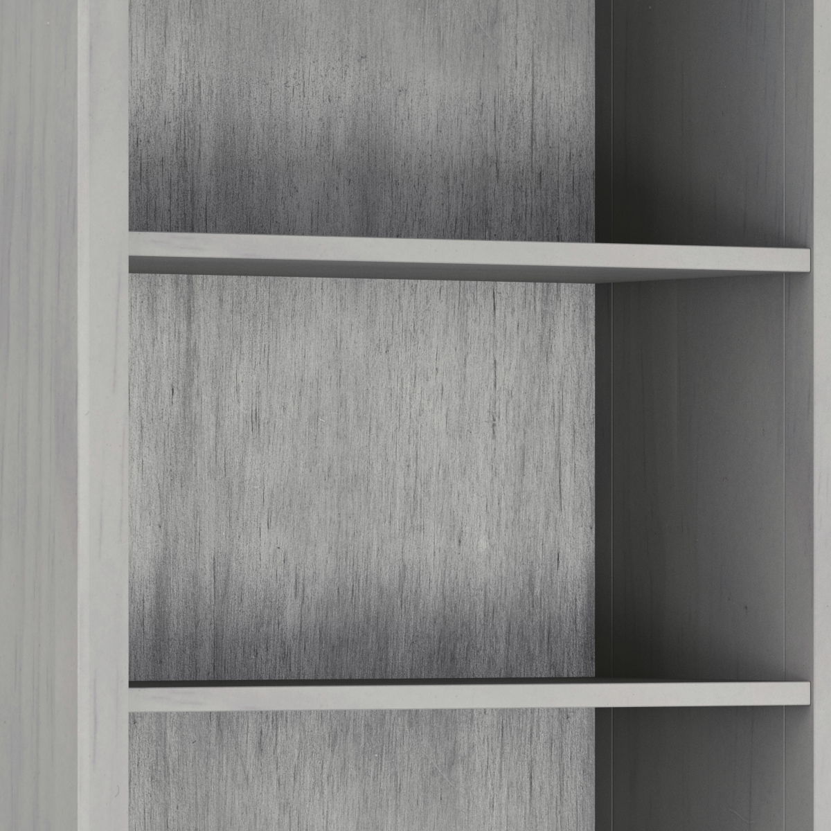 Amherst - 5 Shelf Bookcase - Fog Gray