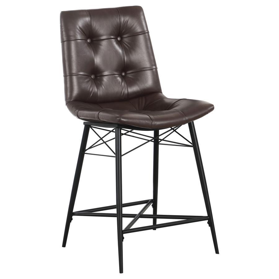 Coaster Fine Furniture Aiken - Upholstered Tufted Counter Chair (Set of 2) | Meri Furniture