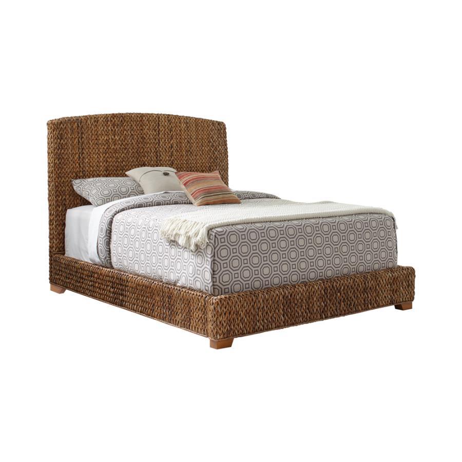 Coaster Fine Furniture Laughton - Banana Leaf Panel Bed | Meri Furniture