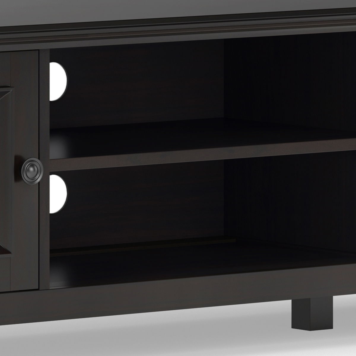 Amherst - Low TV Media Stand - Hickory Brown