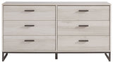 Socalle - Six Drawer Dresser