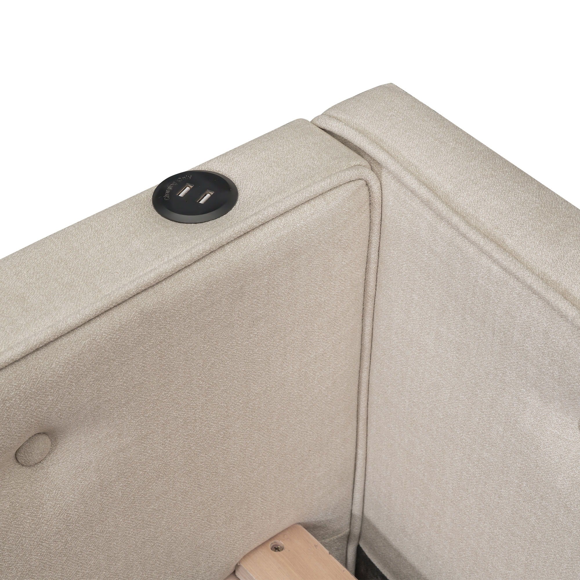 Platform Bed With USB Ports