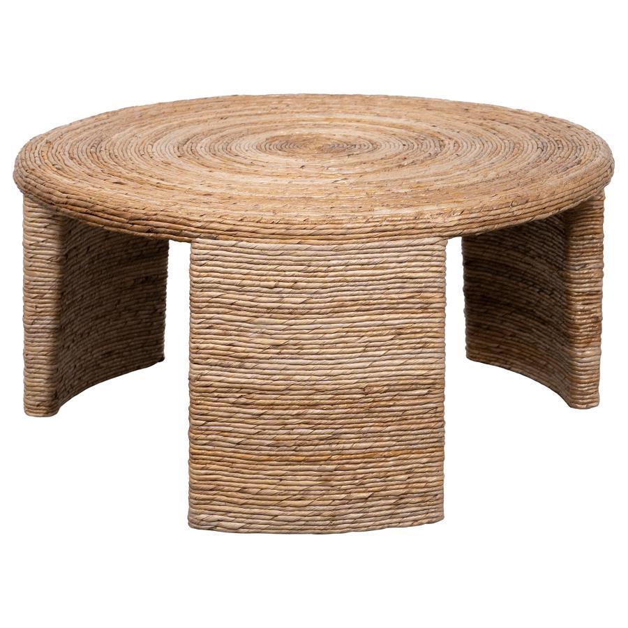 Artina - Woven Rattan Round Table