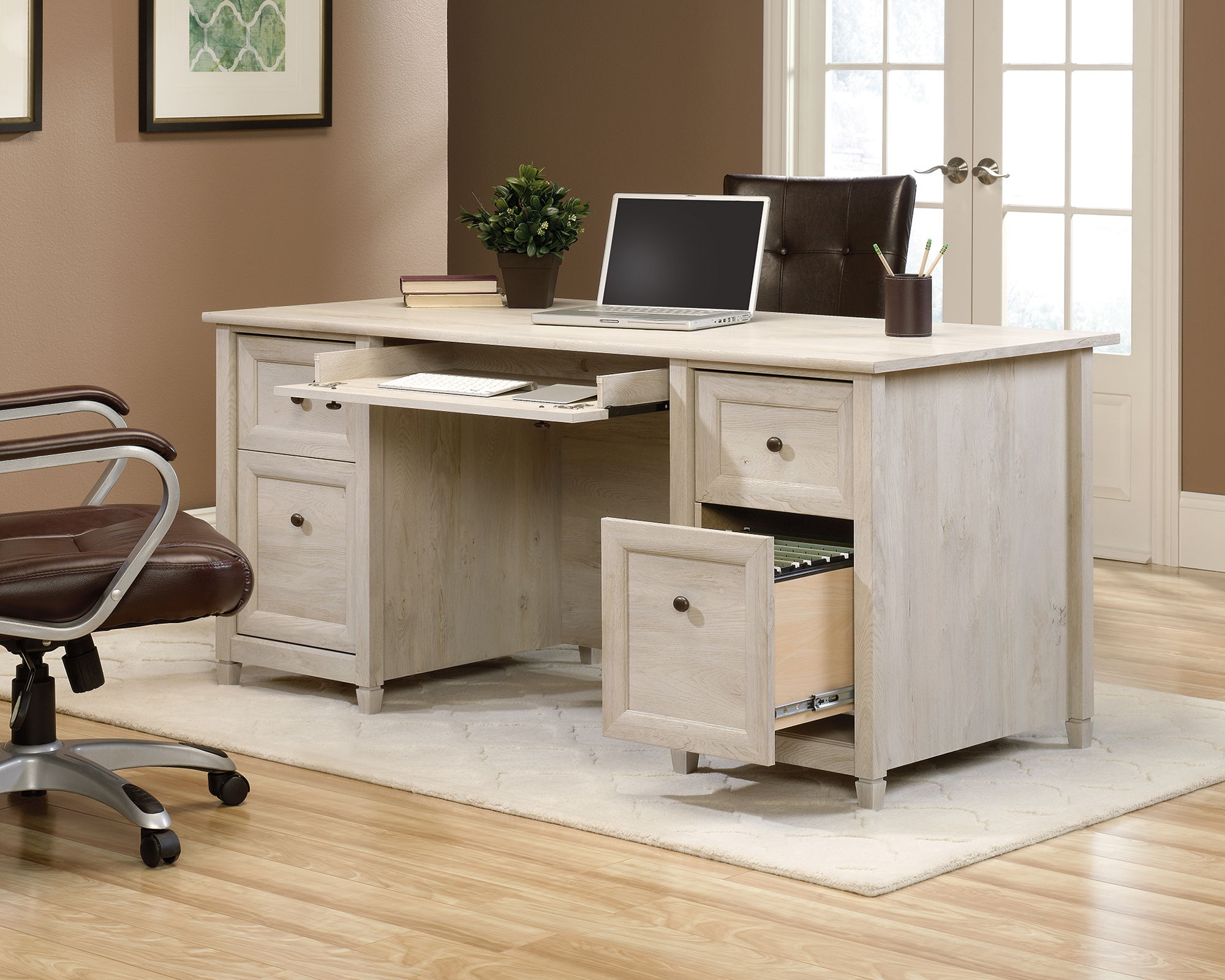 Double-Pedestal Executive Desk