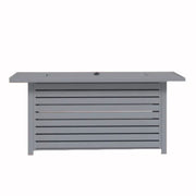 Steel Propane / Natural Gas Outdoor Fire Pit Table With Lid