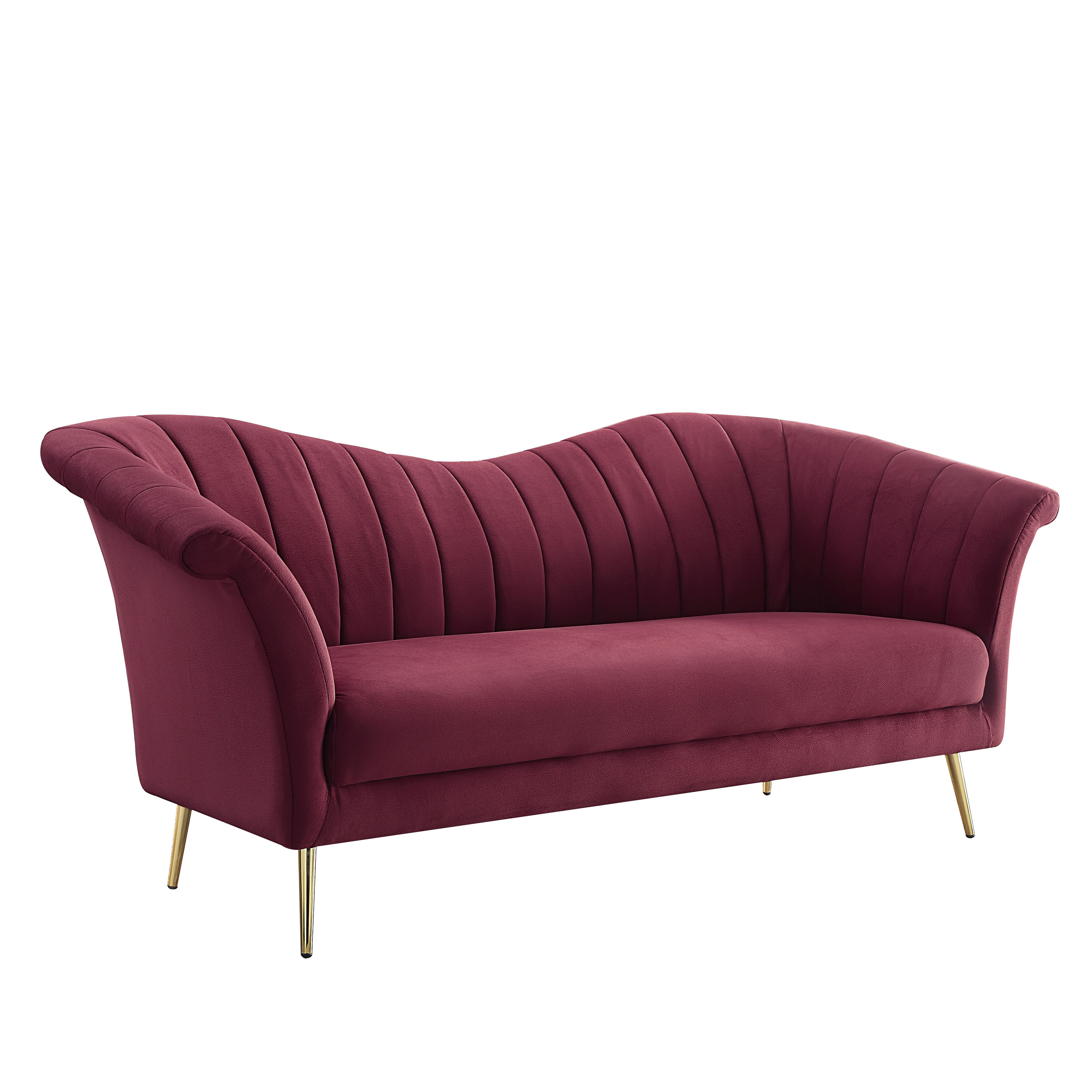 ACME Callista - Sofa - Red Velvet | Meri Furniture