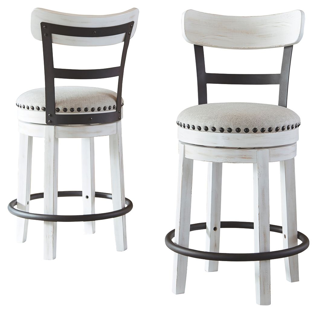 Signature Design by Ashley® Valebeck - Full Back Swivel Stool | Meri Furniture