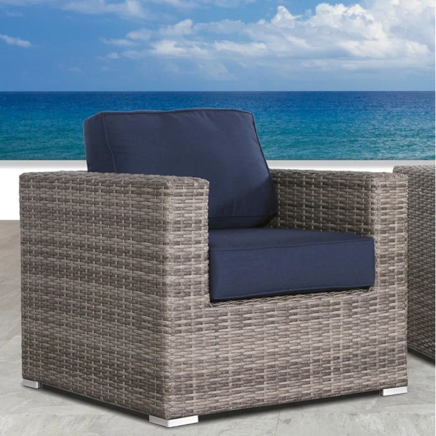 Patio Chair With Cushions Stylish Design