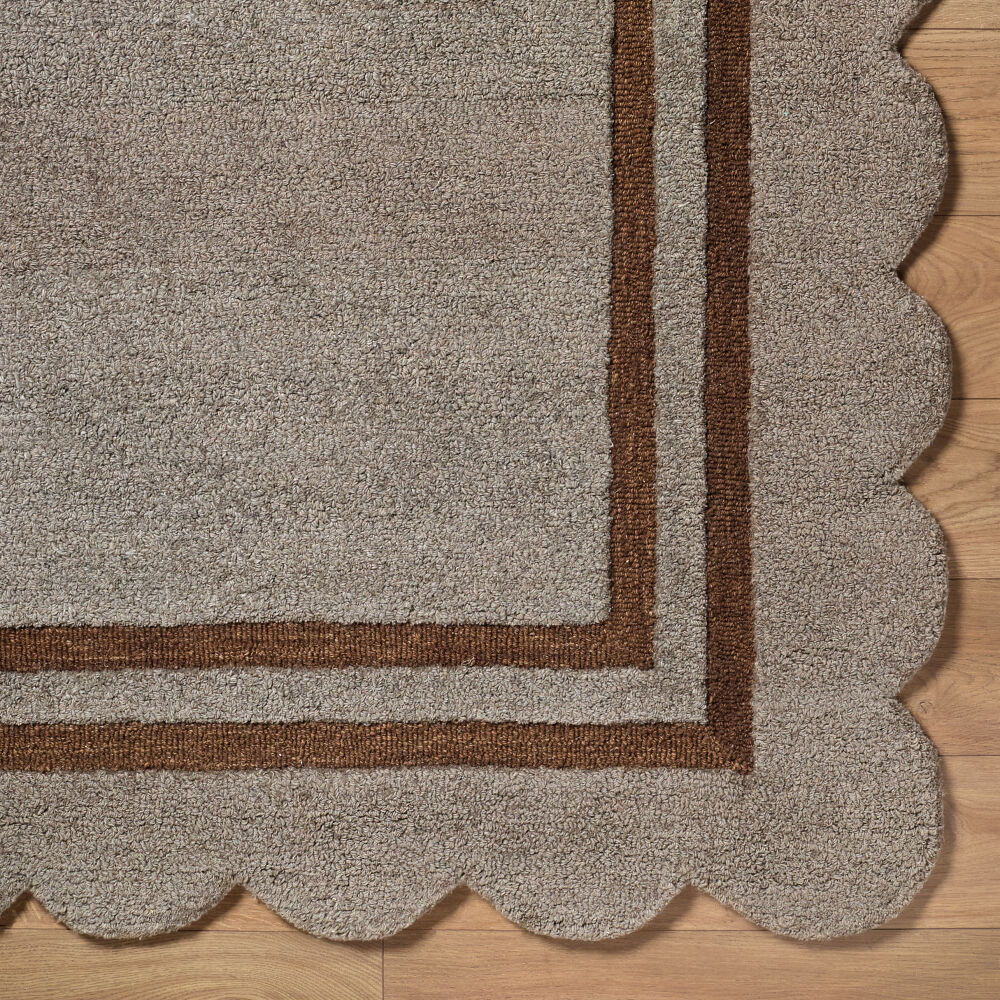 Scalloped Handmade Rug
