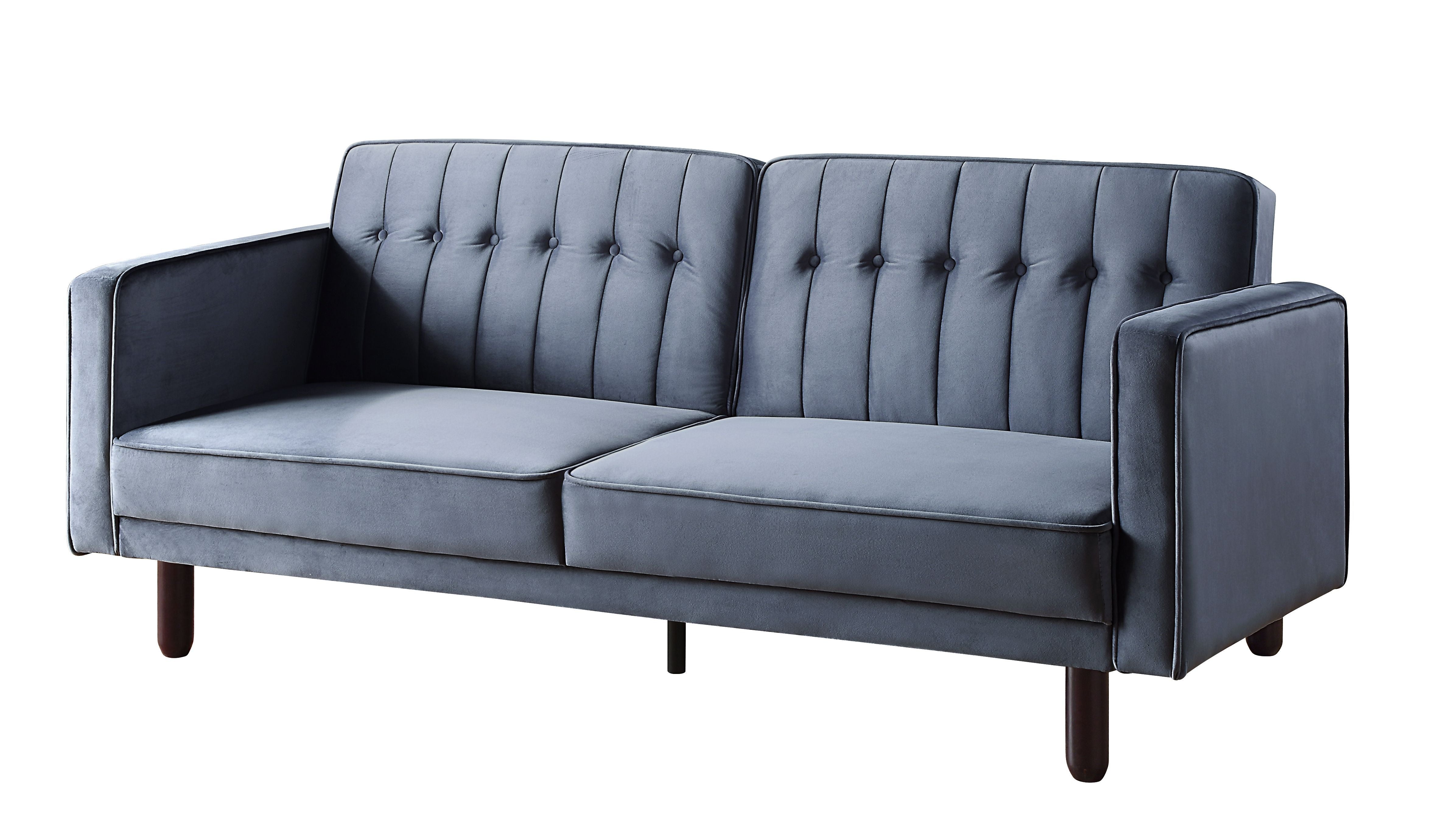 ACME Seat Construction: Full FoamWooden Inner FrameWood LegsKD Leg & ArmrestTight Back & Seat Cushion Button Tufted Back Convertible from Sofa to Sleeper | Meri Furniture