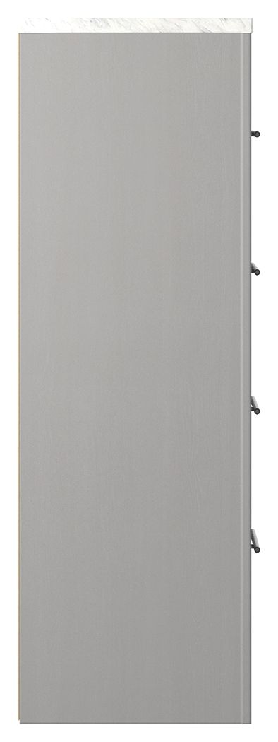 Ashley Furniture Cottonburg - Light Gray / White - Four Drawer Chest | Meri Furniture
