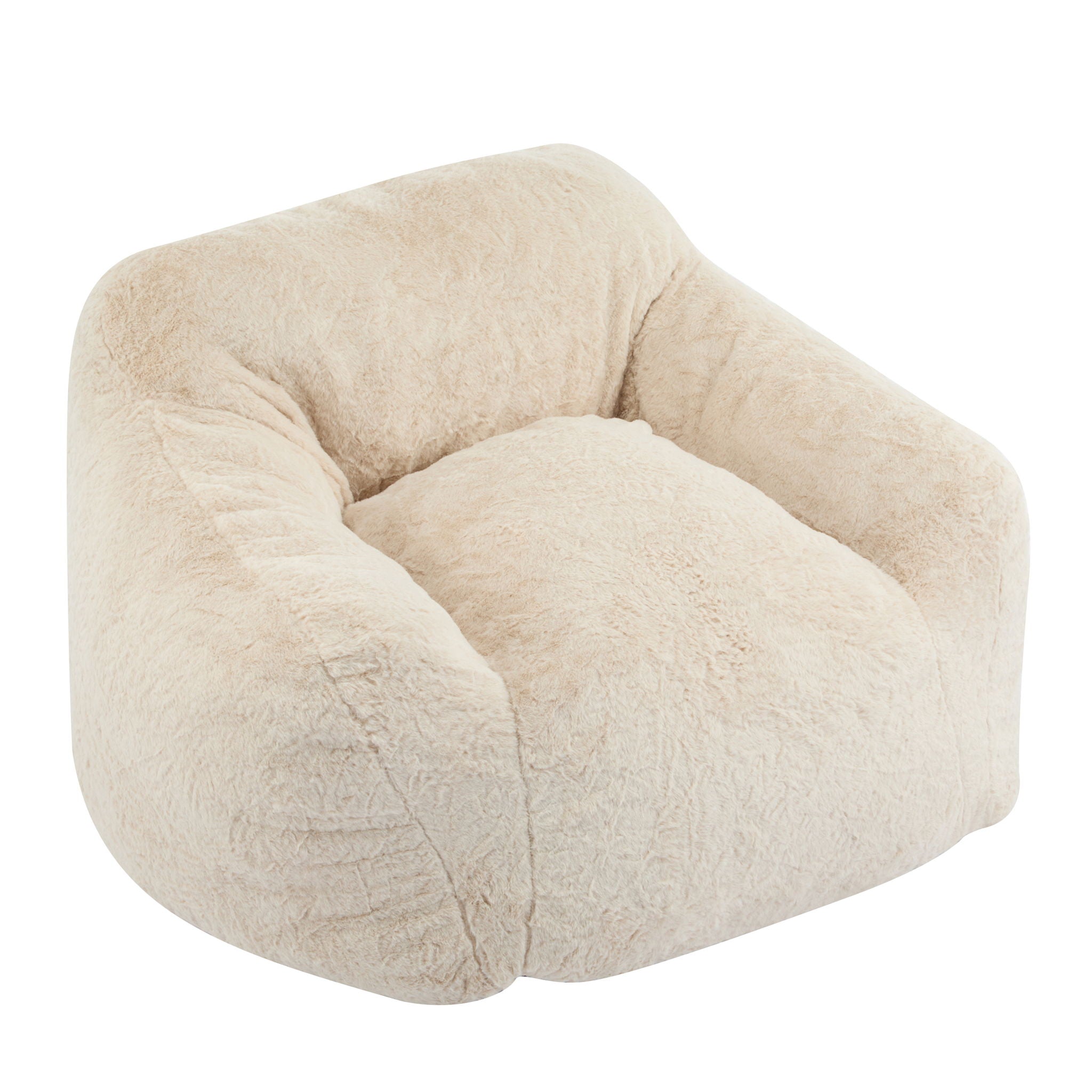 Auch - Indoor Armchair Style Bean Bag - Beige