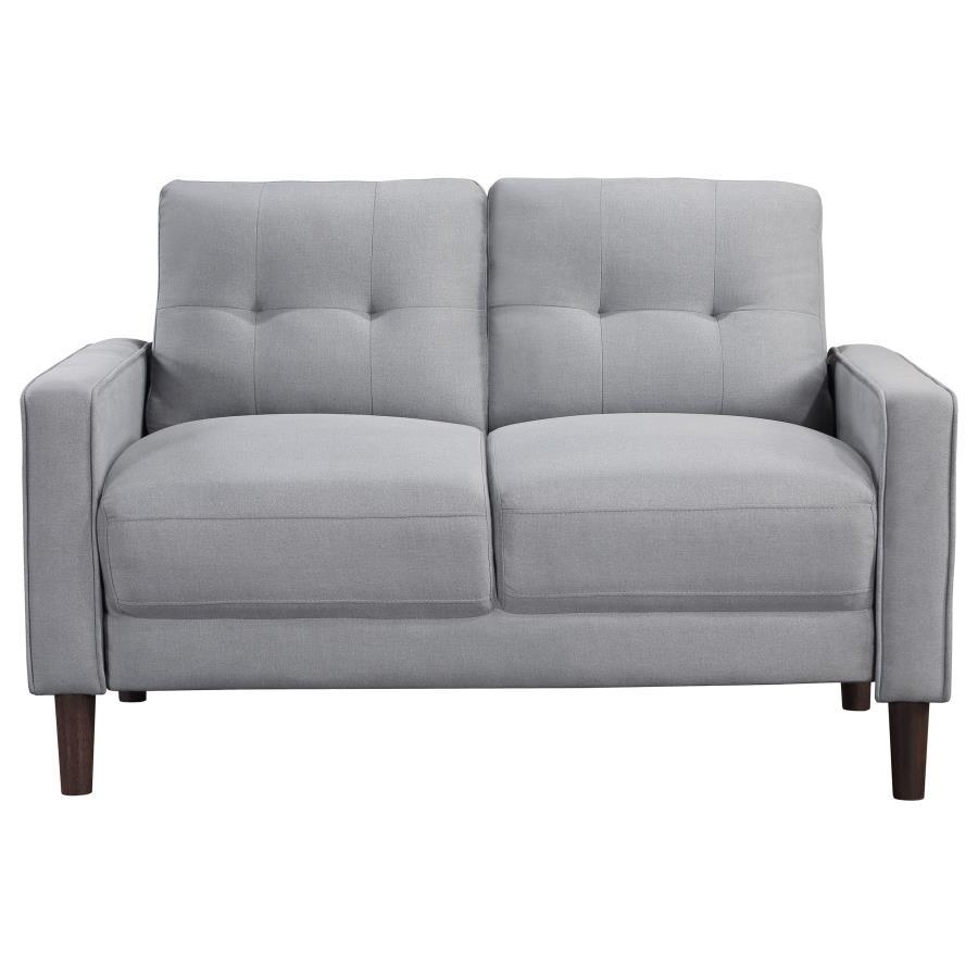 Coaster Fine Furniture Bowen - Upholstered Track Arm Tufted Loveseat | Meri Furniture