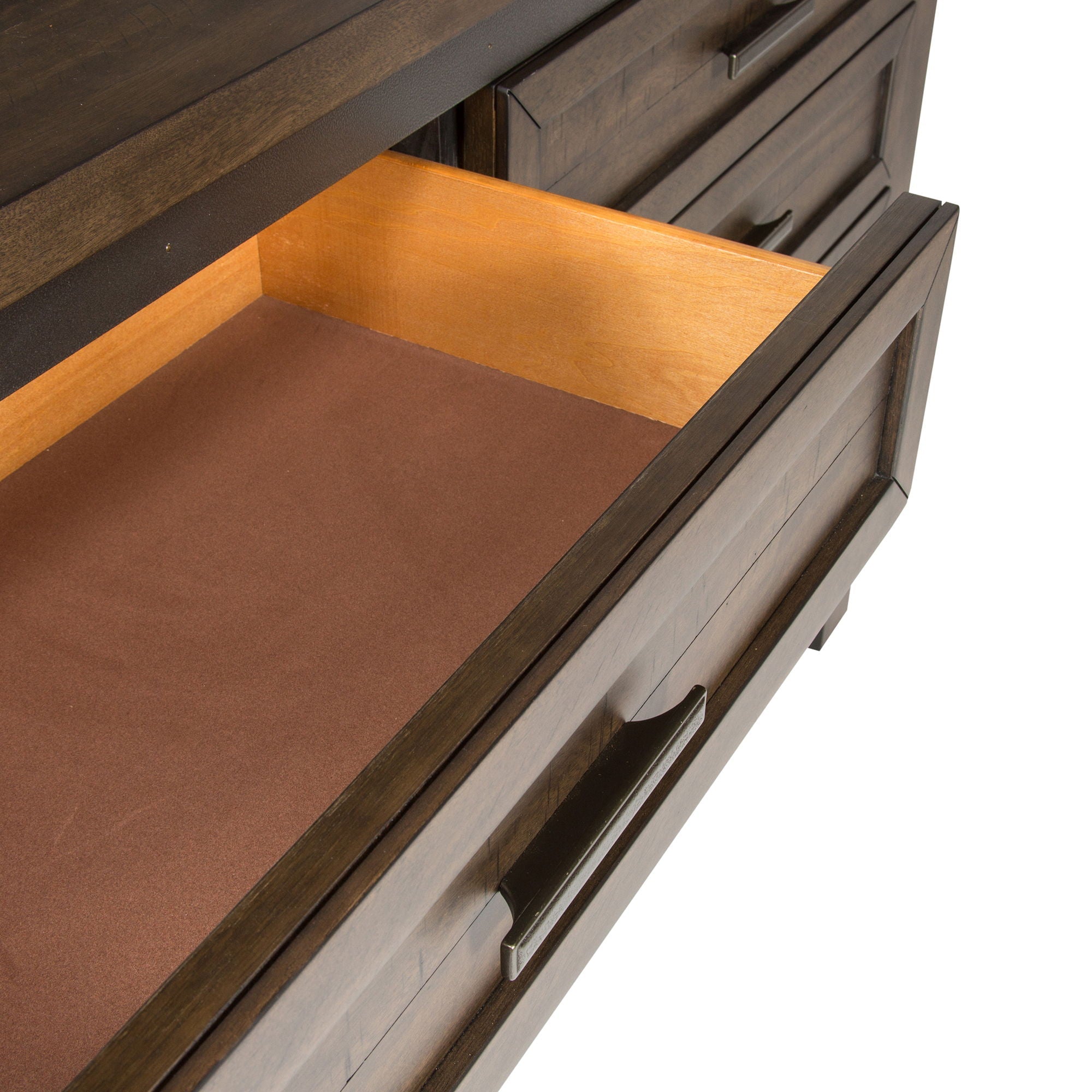 Liberty Furniture Thornwood Hills - Storage Bed, Dresser & Mirror | Meri Furniture