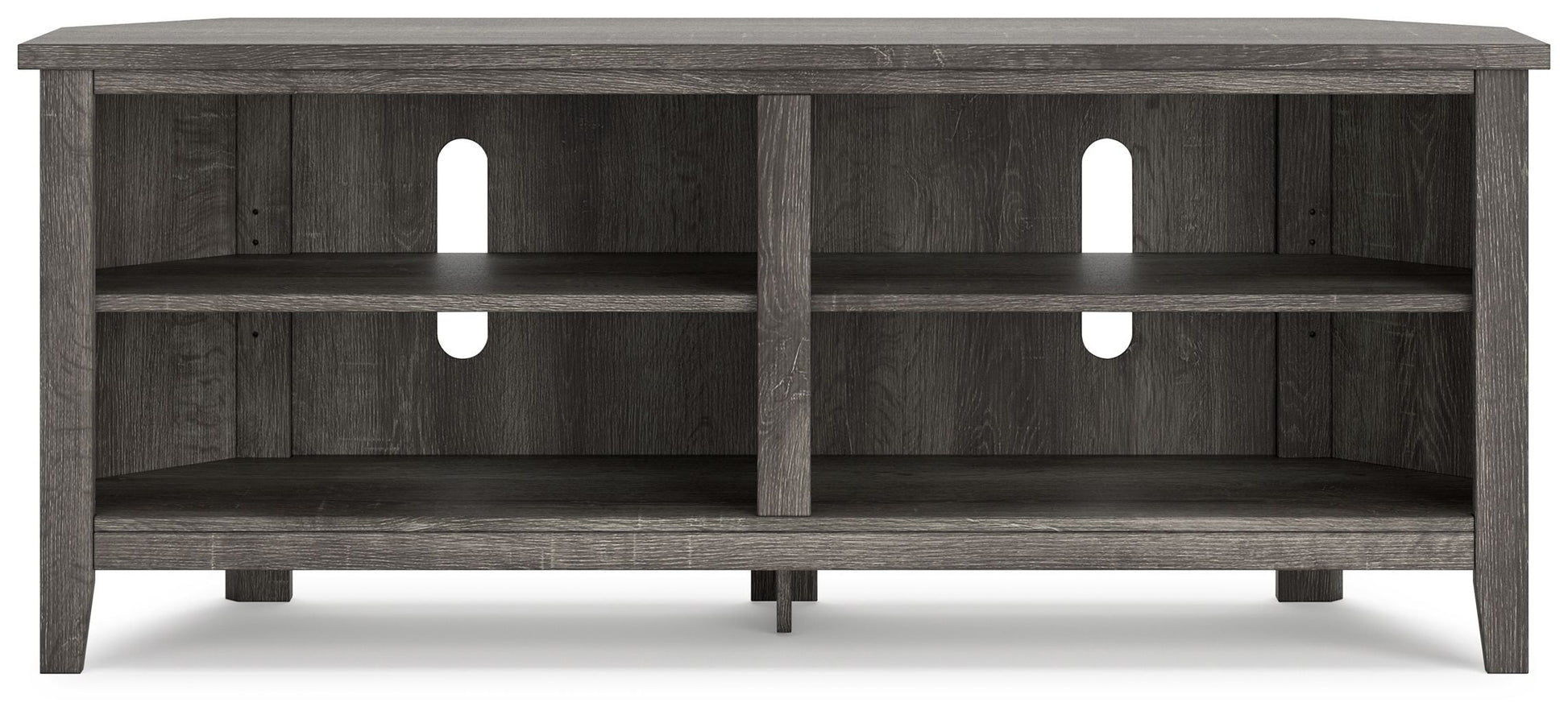 Signature Design by Ashley® Arlenbry - Gray - Medium Corner TV Stand | Meri Furniture