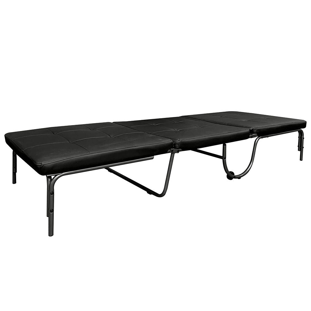 Senon - Adjustable Chair Futon) - Silver & Black