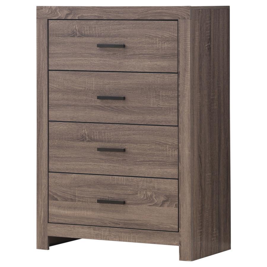 Coaster Fine Furniture Brantford - 4-Drawer Bedroom Chest | Meri Furniture