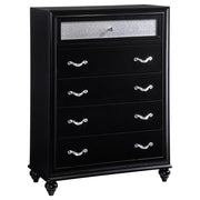 Coaster Fine Furniture Barzini - 5-Drawer Bedroom Chest | Meri Furniture
