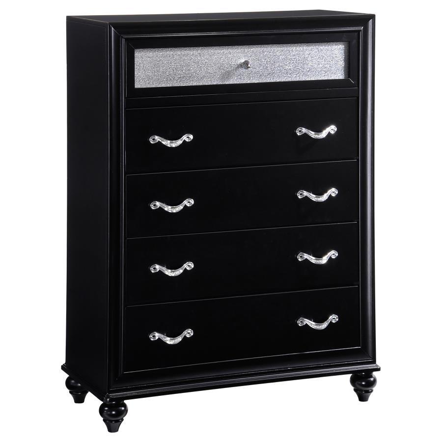 Coaster Fine Furniture Barzini - 5-Drawer Bedroom Chest | Meri Furniture