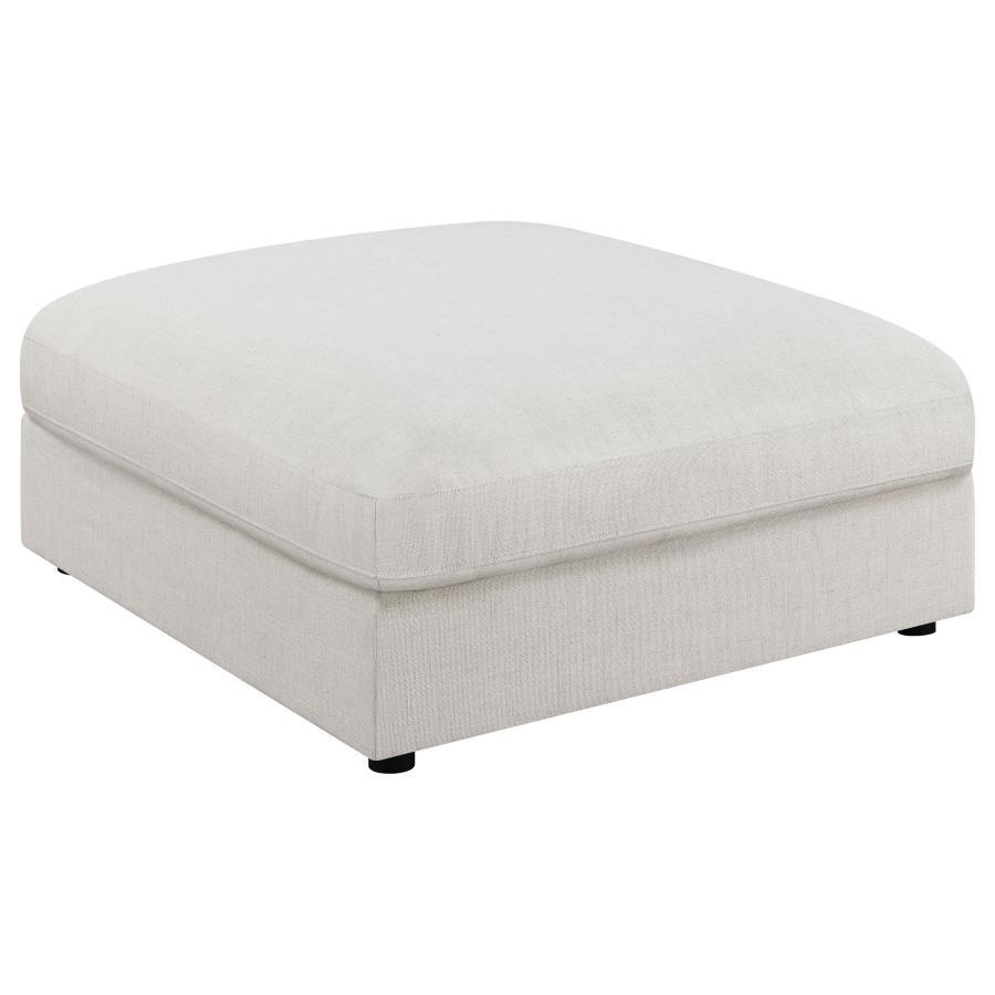 Coaster Fine Furniture Serene - Square Upholstered Ottoman | Meri Furniture