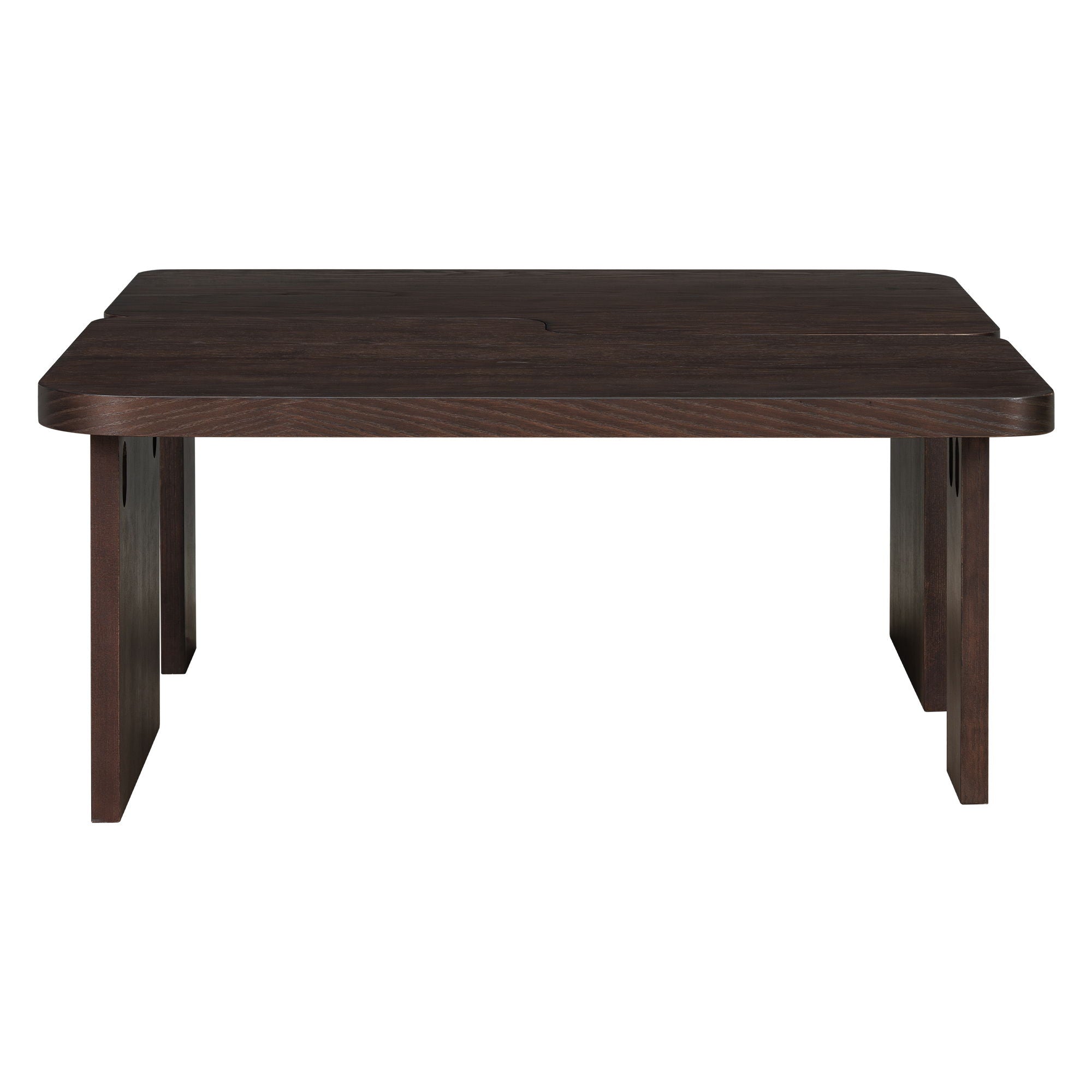 Modern Minimalist Coffee Table Set With Splicing Design