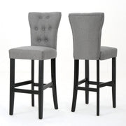 Elegant Barstool Set With Plush Cushioning