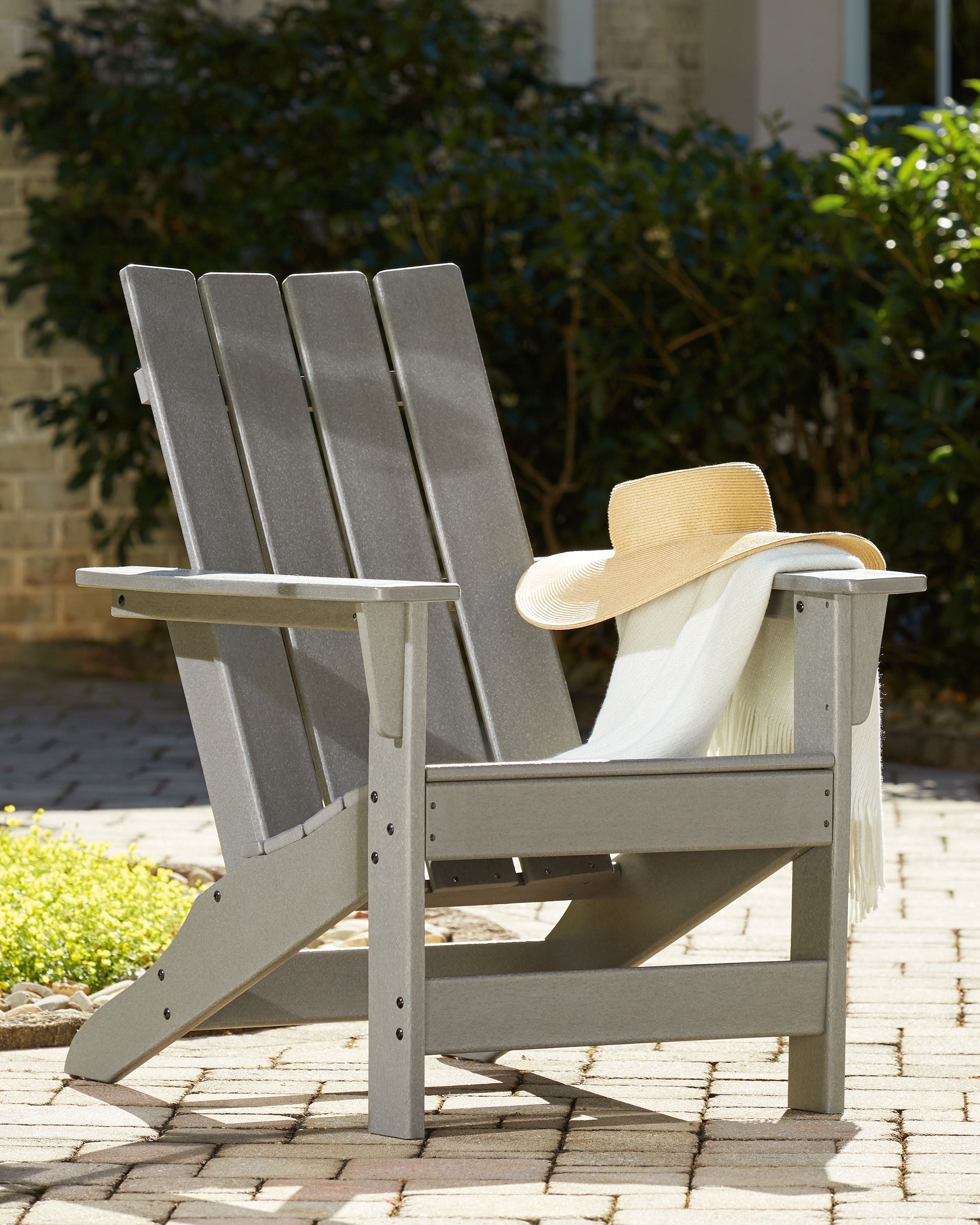 Signature Design by Ashley® Visola - Gray - Adirondack Chair | Meri Furniture