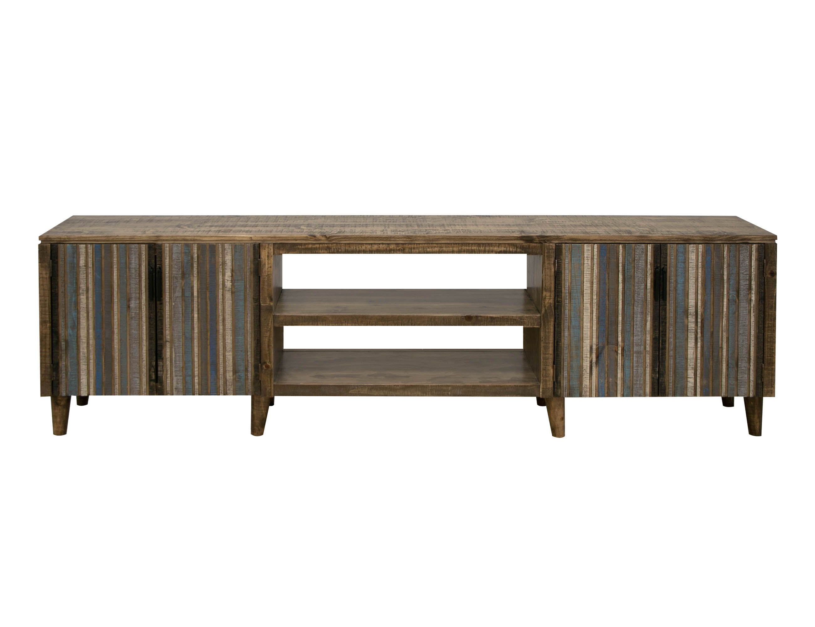 International Furniture Direct Tiza - TV Stand - Peanut Brown | Meri Furniture