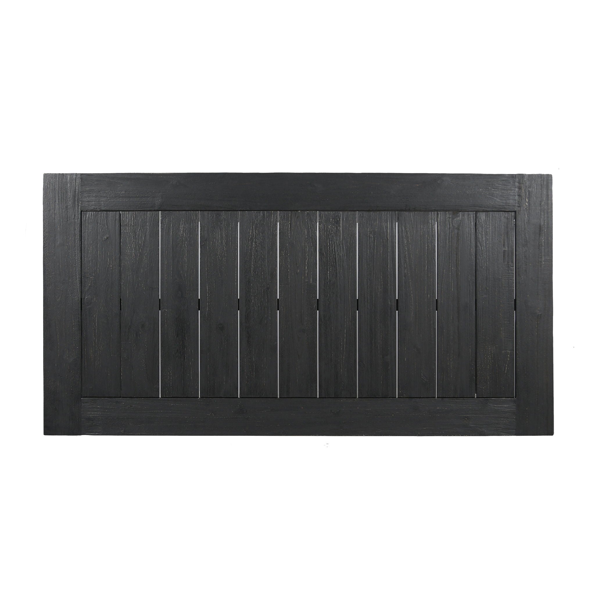 Outdoor Acacia Wood Dining Table, Sandblast Finish