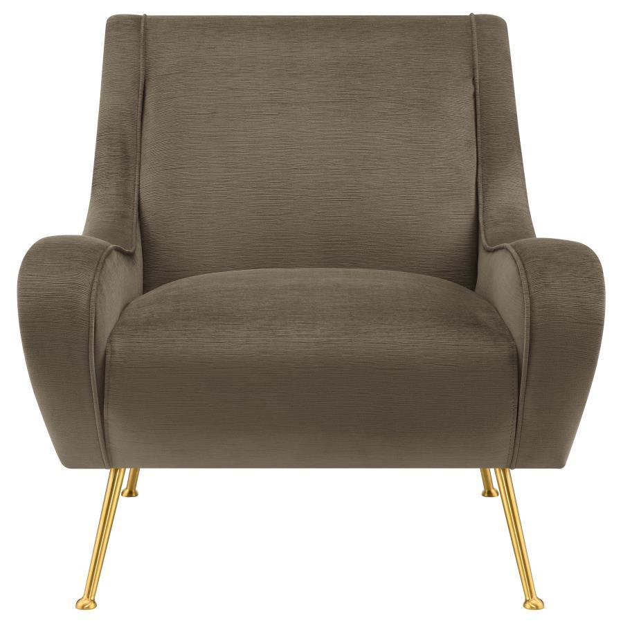 Coaster Fine Furniture Ricci - Upholstered Saddle Arm Accent Chair | Meri Furniture