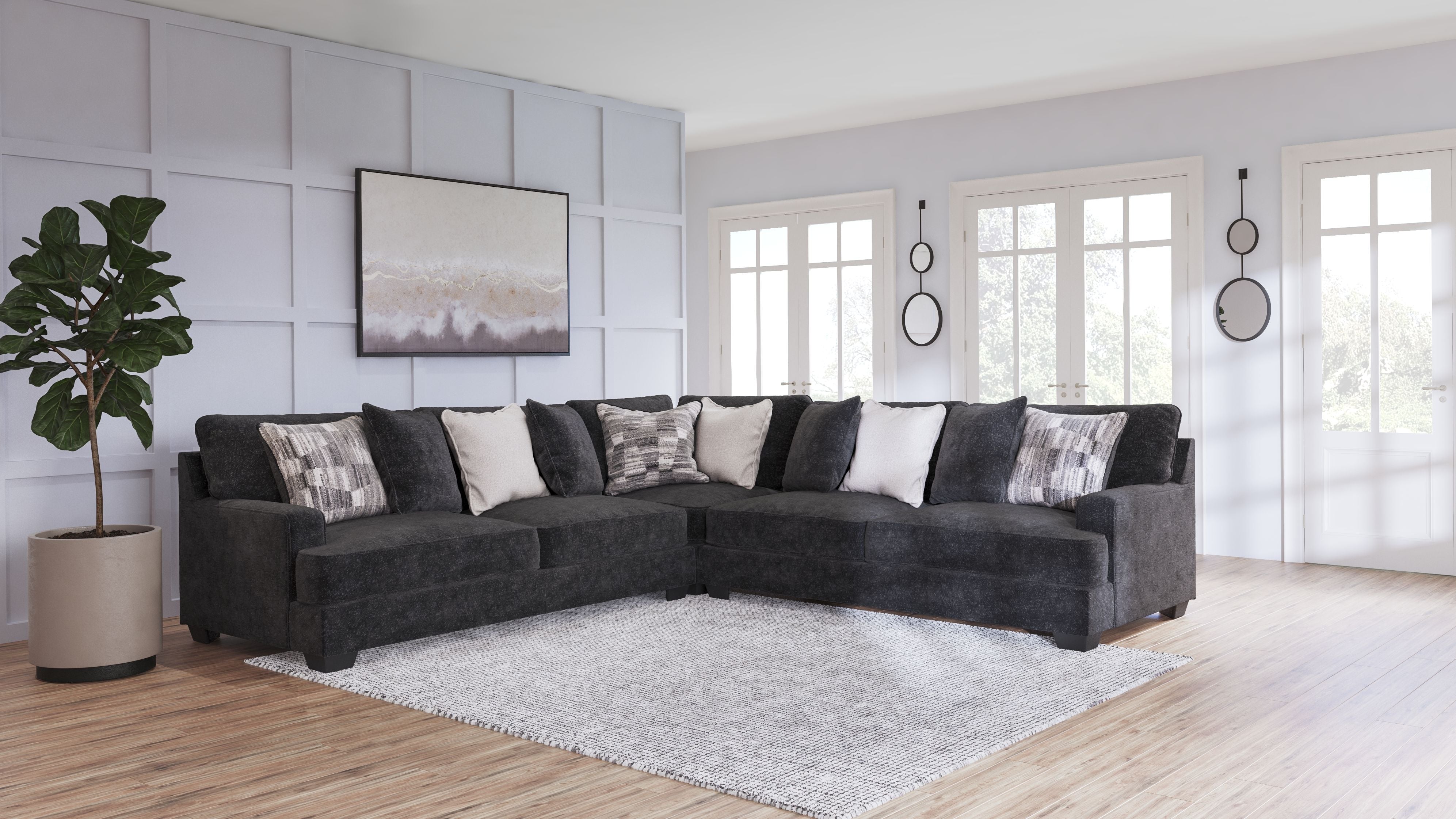 Signature Design by Ashley® Lavernett - Sectional | Meri Furniture