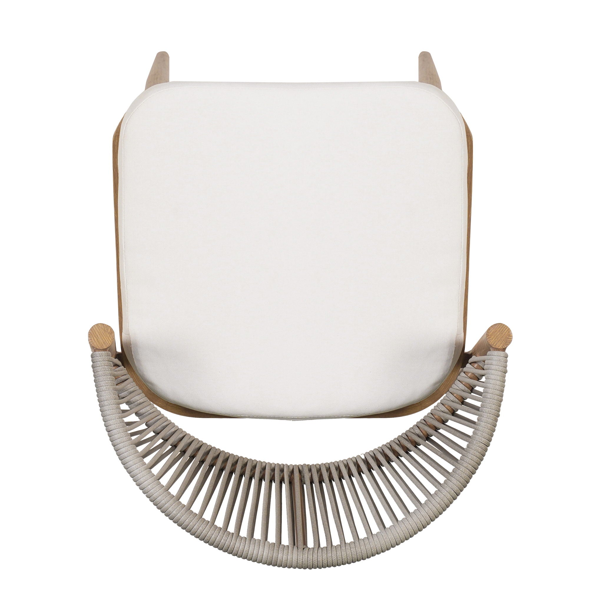 Outdoor Bar Height Metal Frame Counter Stools With Scallop Shaped Backrest & Water Resistant Cushions