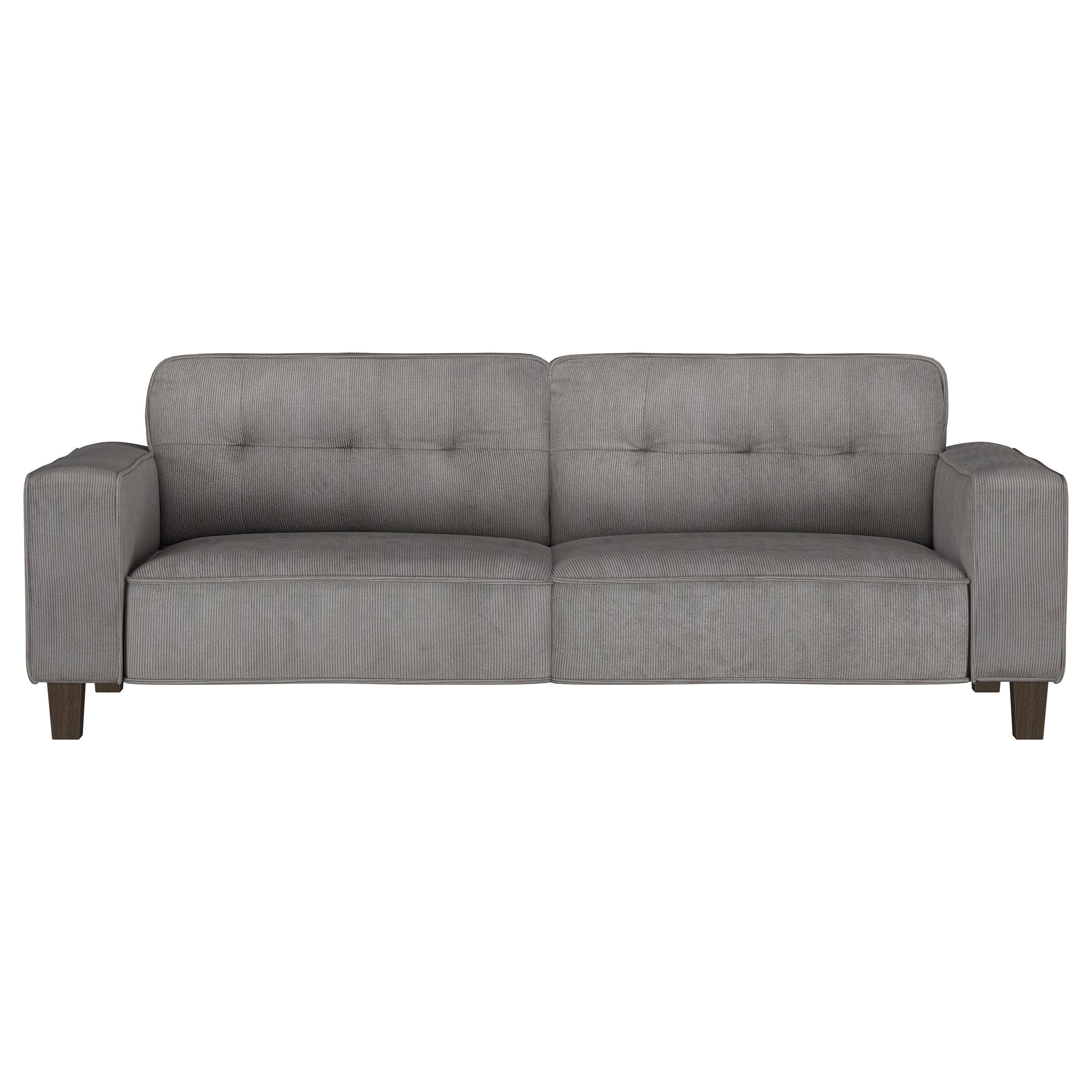 Coaster Fine Furniture Deerhurst - Upholstered Track Arm Tufted Sofa - Charcoal | Meri Furniture
