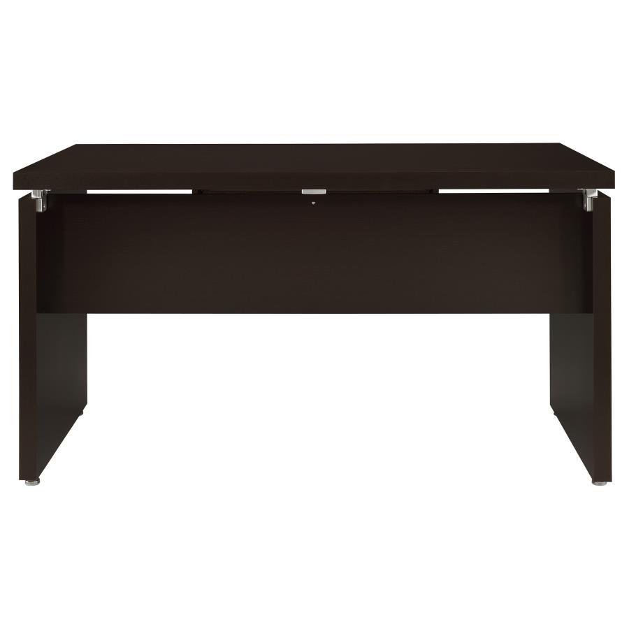Coaster Fine Furniture Skylar - L-Shaped Office Computer Desk - Cappuccino | Meri Furniture
