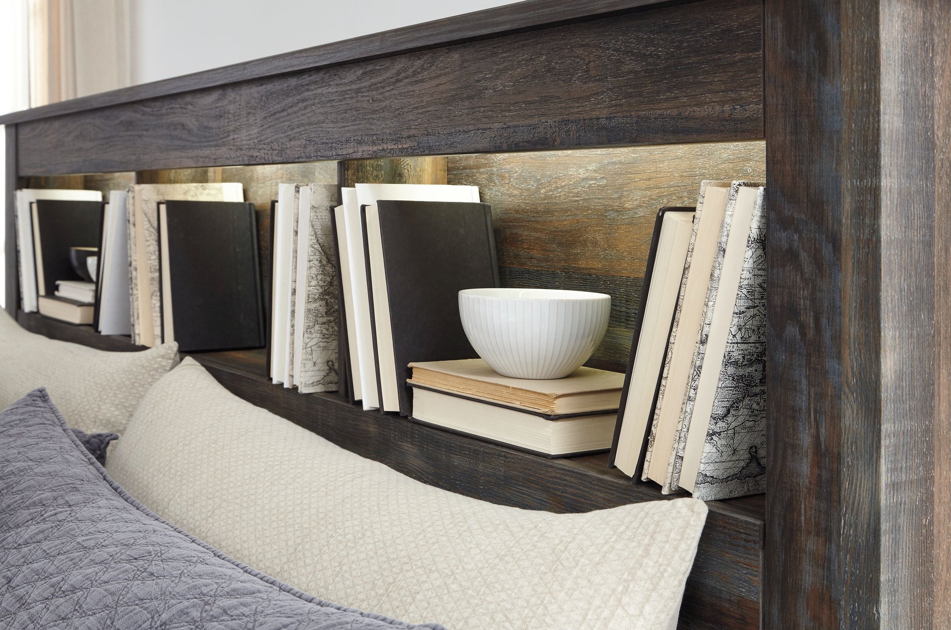 Signature Design by Ashley® Drystan - Panel Bookcase Bed | Meri Furniture